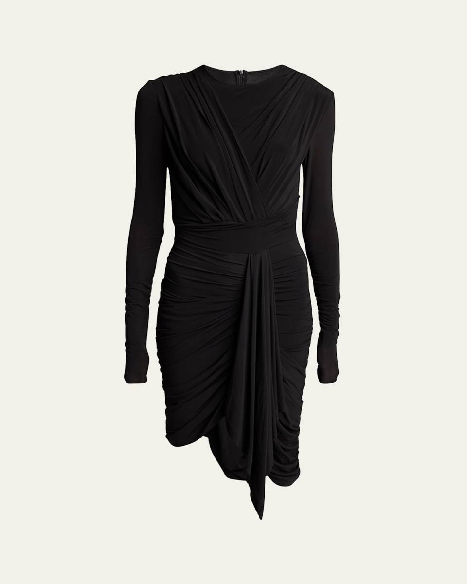 Zorah Draped Jersey Dress